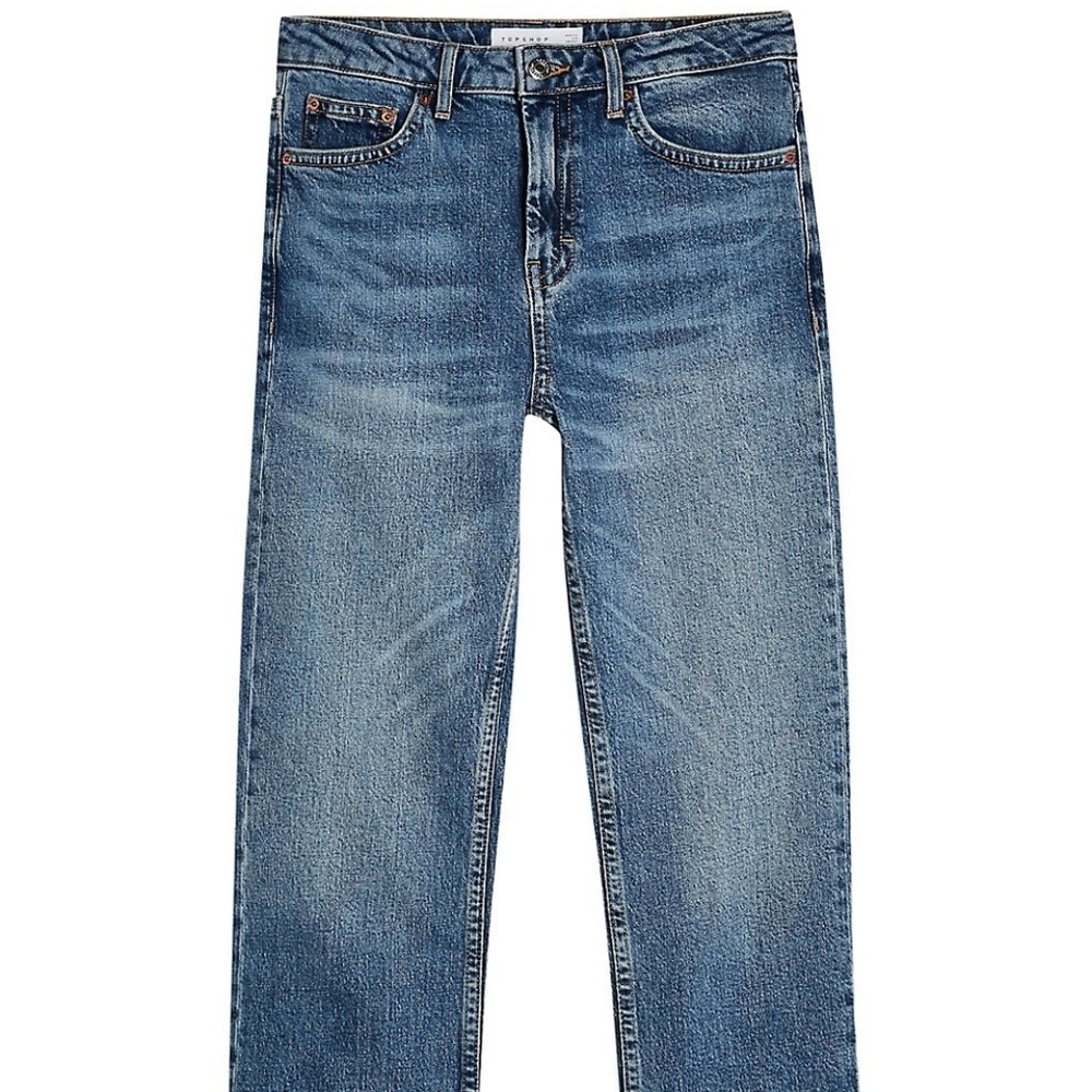 Topshop High waisted straight leg jeans W32/L34